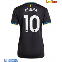 Manchester United Matheus Cunha #10 Replica Third Shirt Ladies 2025-26 Short Sleeve